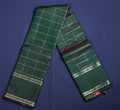 Pure Kancheepuram Handloom Silk Saree - Emerald Green with Dull gold zari