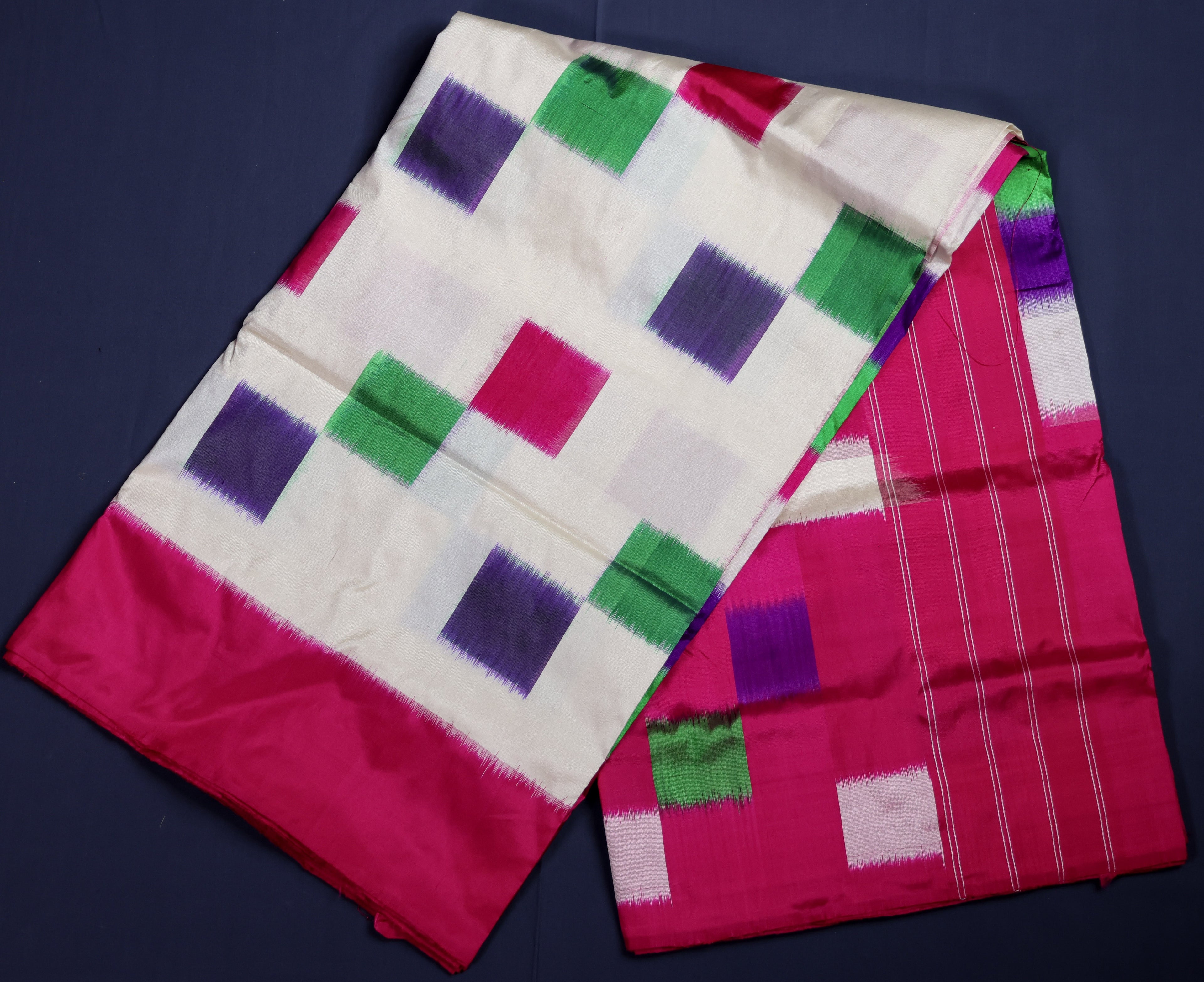 Pure Pochampally Ikat Silk Saree