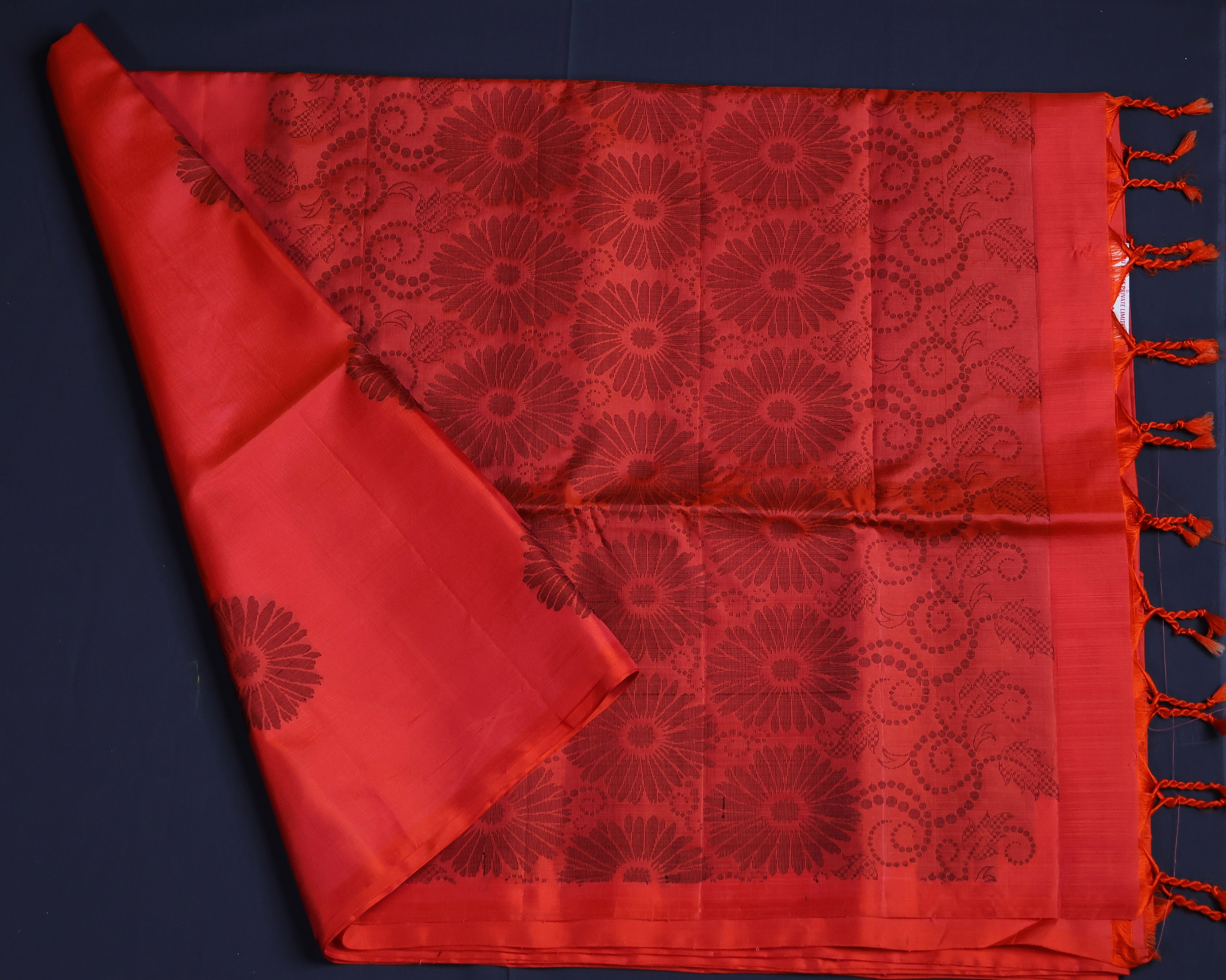 Pure Kancheepuram Handloom Soft Silk Saree – Borderless